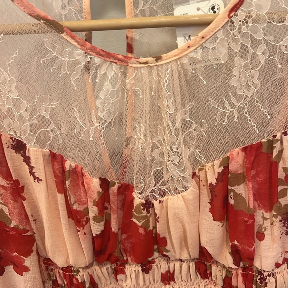 Free People NWT Daphne Long Sleeve Top-Medium - Picture 5 of 13